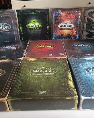 WORLD OF WARCRAFT collectors edition 1-10 completa