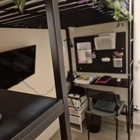 Letto singolo a soppalco