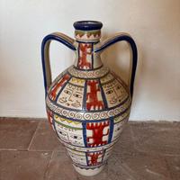 Vaso quartara siciliana con manici