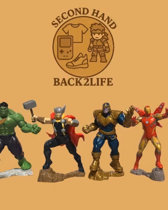 Lotto completo Avengers Marvel Kinder 2026
