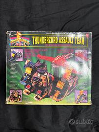 Power Rangers Thunder Assault Team With Box