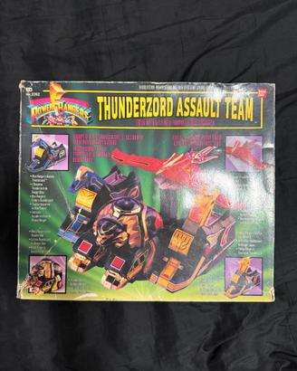 Power Rangers Thunder Assault Team With Box