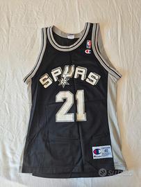 Canotta originale NBA S. Antonio Spurs T Duncan 21