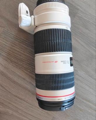 Canon EF 70-200mm F/4L IS USM + Anello di montaggi