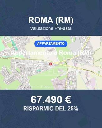 Immobile in asta di 79 m² con box auto a Roma