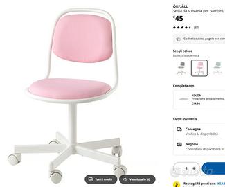 Sedia ufficio ikea
