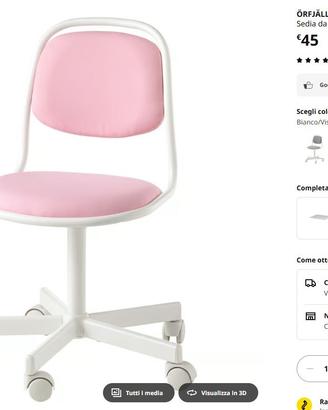 Sedia ufficio ikea