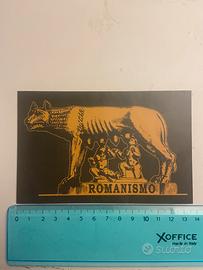 ADESIVO STICKER ULTRAS ROMA CURVA SUD ROMANISMO