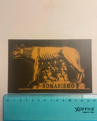 ADESIVO STICKER ULTRAS ROMA CURVA SUD ROMANISMO
