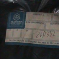 Sedile ape car diesel 1986 originale