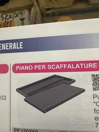Pianali in metallo e angolari stretti e larghi