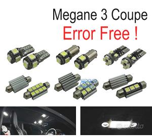 KIT 12 LAMPADE LED INTERNE PER RENAULT MEGANE III 