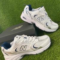 New Balance 530 White Silver Navy 40