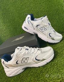 New Balance 530 White Silver Navy 40