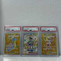 Trio gradate pokemon PSA PROMO