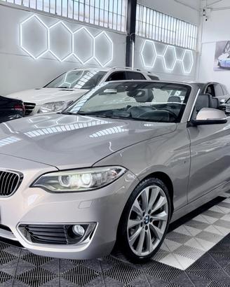 BMW 218d 150CV Cabrio Luxury EURO6 NEOPATENTATI