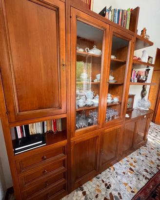 PACEMA parete attrezzata in legno massello