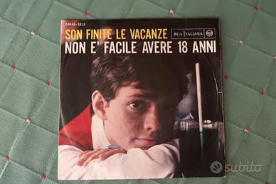 Vinile 45 giri – Son finite le vacanze e Non è fac