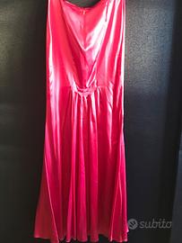 Gonna seta Roberto Cavalli 44 rosa fuxia