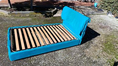 Letto  Contenitore Singolo XL Imbottito