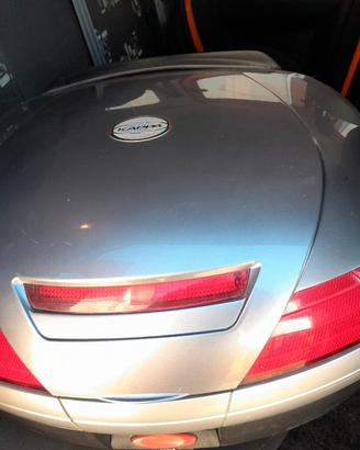 baule posteriore moto con poggiaschiena bmw 1200