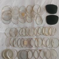 LOTTO VECCHIE LENTI PER RIPARAZIONE PINCE-NEZ