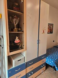 cameretta letto singolo completa 