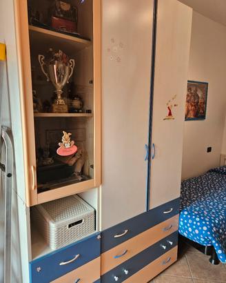 cameretta usata letto singolo completa 