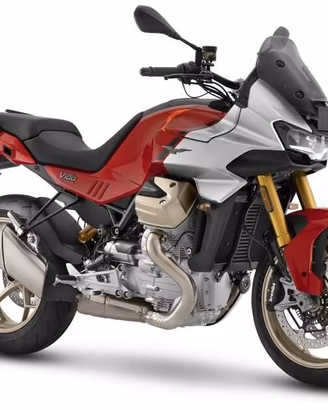 Moto Guzzi V100 MANDELLO S E5+ ROSSO LAVA - ...