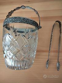 Secchiello portaghiaccio in cristallo