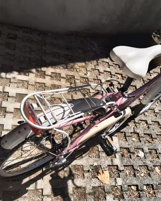 Bicicletta ragazza con cambio