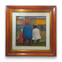 QUADRO PESCATORI SULL'ARNO - ROBERTO MASI