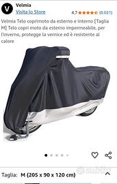 Telo  copri moto Velmia per interno ed esterno