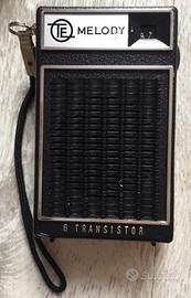 Vintage Melody 6 transistor radio