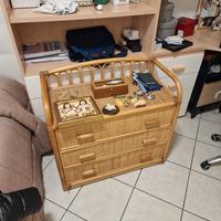 cassettiera e specchio coordinati 