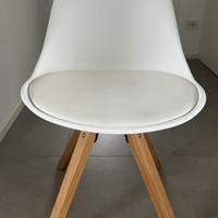 Nr. 6 Sedie JYSK colore bianco