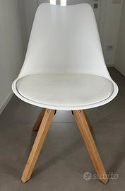 Nr. 6 Sedie JYSK colore bianco