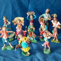 lotto statuine presepe vintage