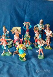 lotto statuine presepe vintage