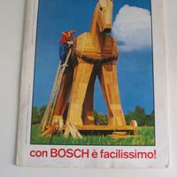 Catalogo vintage bosch portaschede e 3 flyer fuori
