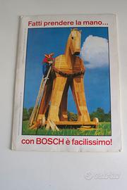 Catalogo vintage bosch portaschede e 3 flyer fuori