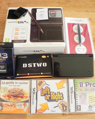 Nintendo DSi XL + DSTWO + M3i Zero + giochi e acs