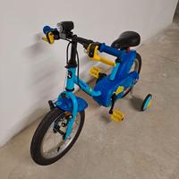 Bicicletta Bwin 14 pollici 3-5 anni + rotelle