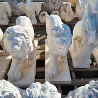 Leone statua giardino decorazione animale pietra