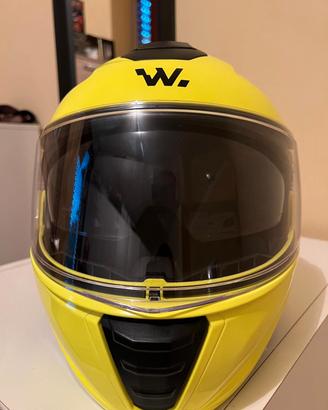 casco nuovo giallo fluo taglia XL 