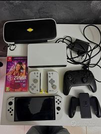 Nintendo switch con accessori