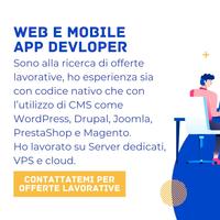 Sviluppatore Web e Programmatore App