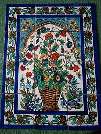 Composizione 12 Piastrelle decorative ceramica