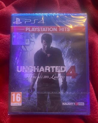 uncharted 4 nuovo sigillato per playstation 4