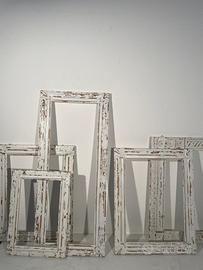 Cornici in legno bianco